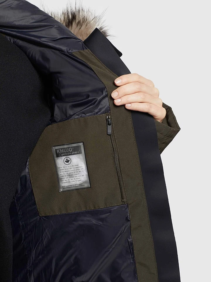 Khujo Wintermantel "Cloren" In Khaki 7 Khujo Wintermantel "Cloren" In Khaki – Bild 7